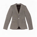 Giacca blazer a 1 bottone da donna Zara UK 6 XS poliestere grigio