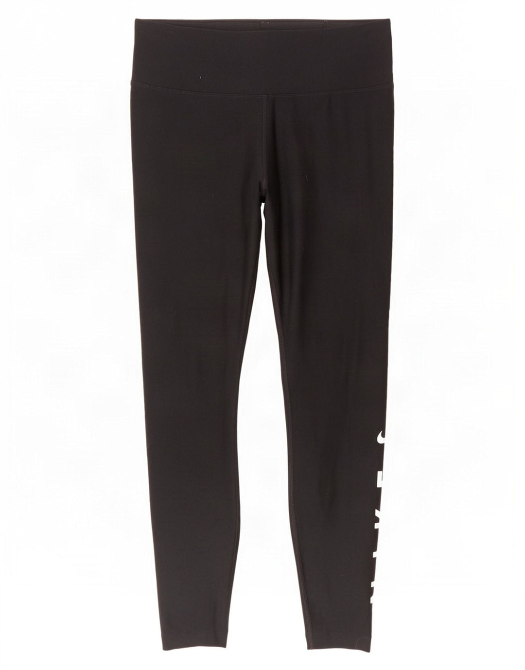 Leggings grafici Nike Dri Fit da donna UK 14 poliestere nero medio