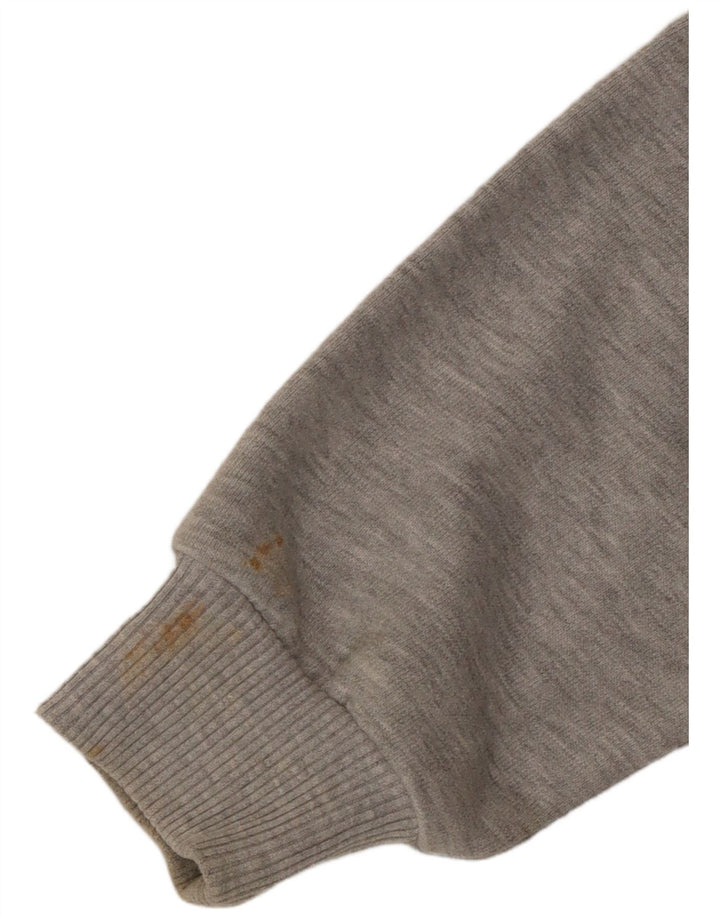 Felpa con grafica da donna Superdry Maglione UK 10 Small Grey Flecked