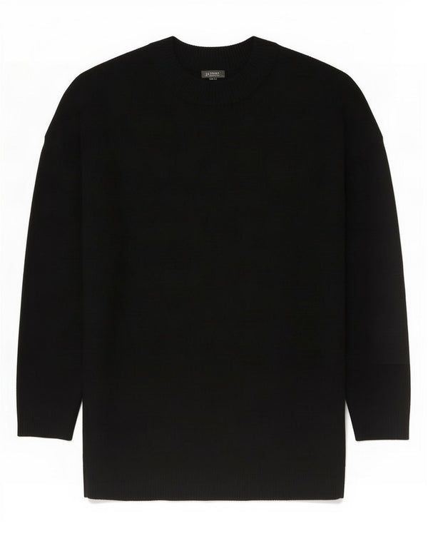 Abito maglione a maniche lunghe autografo da donna Marks & Spencer UK 22 2XL Nero