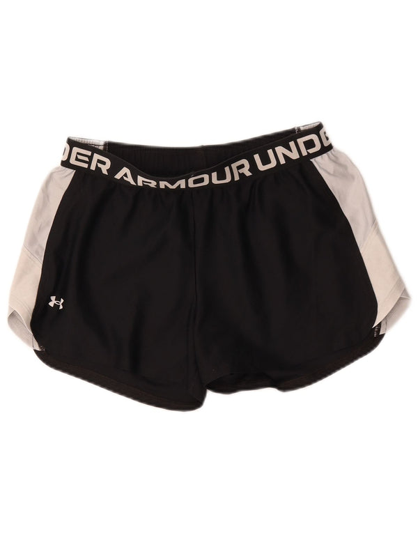 Pantaloncini sportivi grafici da donna Under Armour UK 12 Medium Black Colourblock