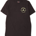 T-shirt grafica regolare da uomo Jordan, top in cotone nero medio, sportivo