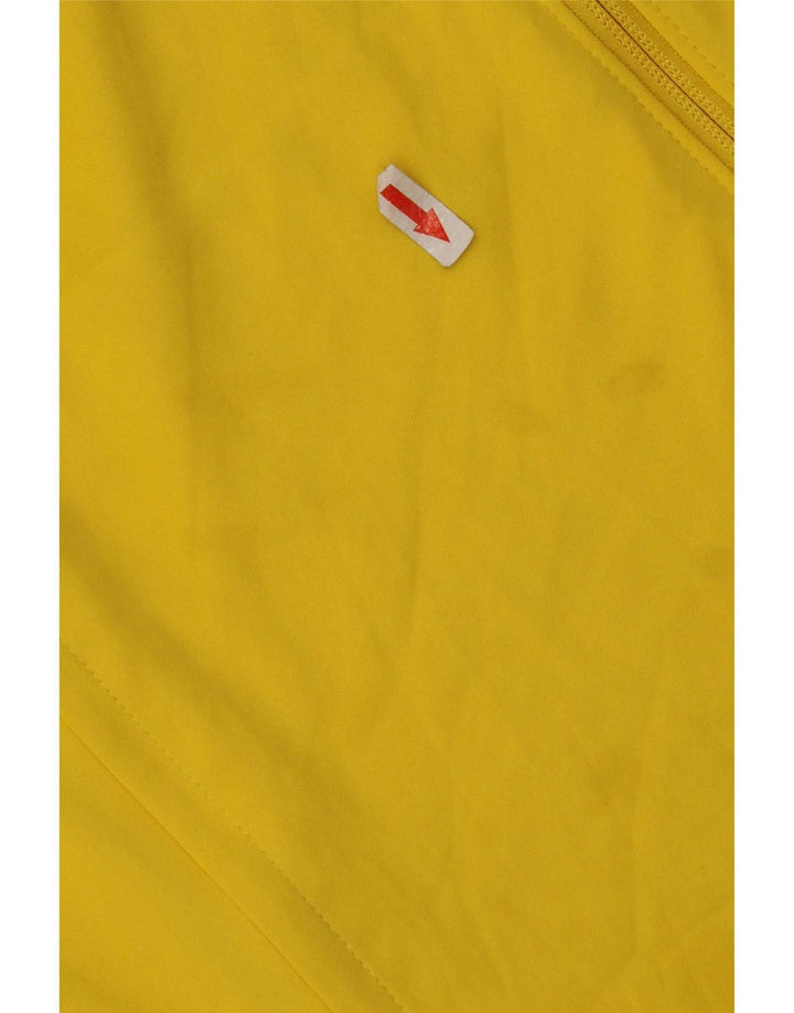 Nike - Giacca da uomo con grafica grafica, giacca grande, in poliestere color block giallo