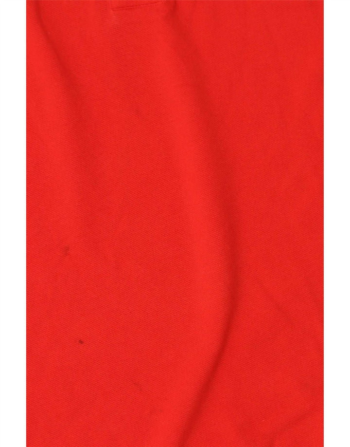 Polo da uomo Champion in cotone a righe grandi rosse