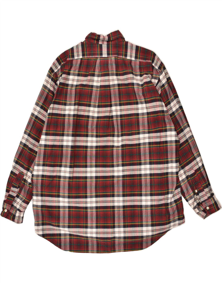 RALPH LAUREN Camicia da uomo in cotone a quadri rossi grandi
