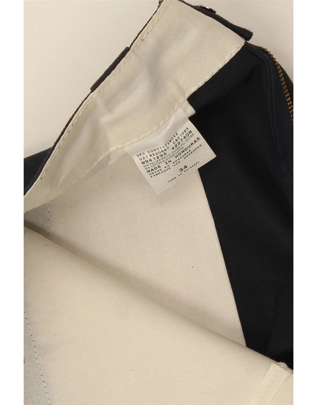 Pantaloncini chino da uomo Dickies W34 Large blu navy in poliestere