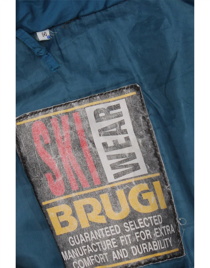 Giacca da sci con cappuccio da uomo Brugi IT 56 3XL Poliammide color block multicolore