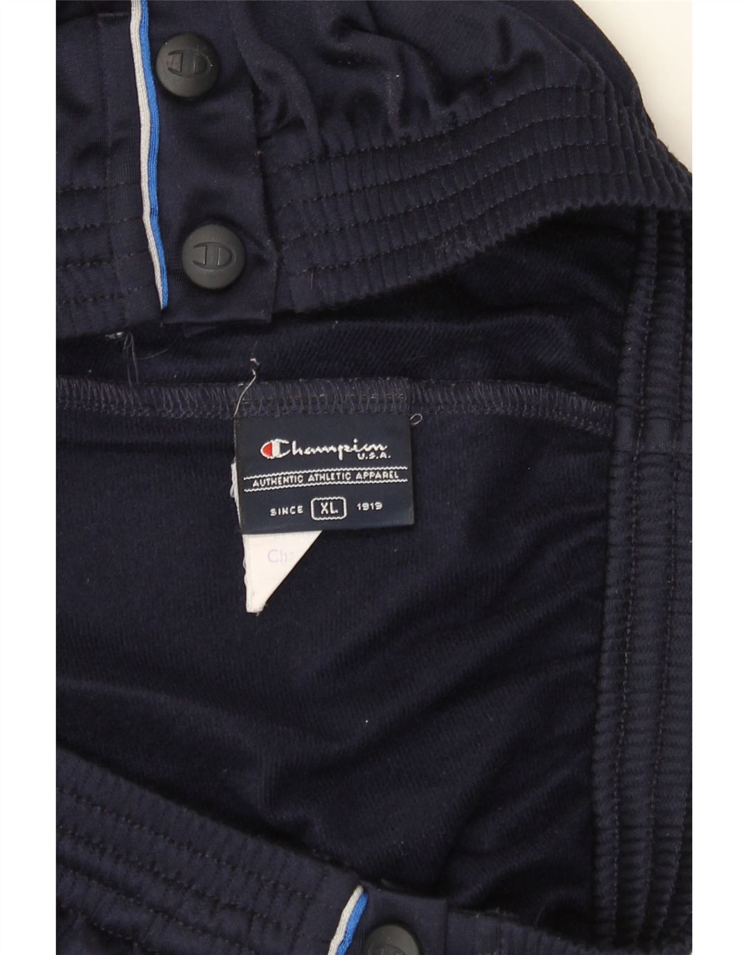 CHAMPION Mens Tracksuit Trousers XL  Navy Blue Polyester Vintage Champion and Second-Hand Champion from Messina Hembry 