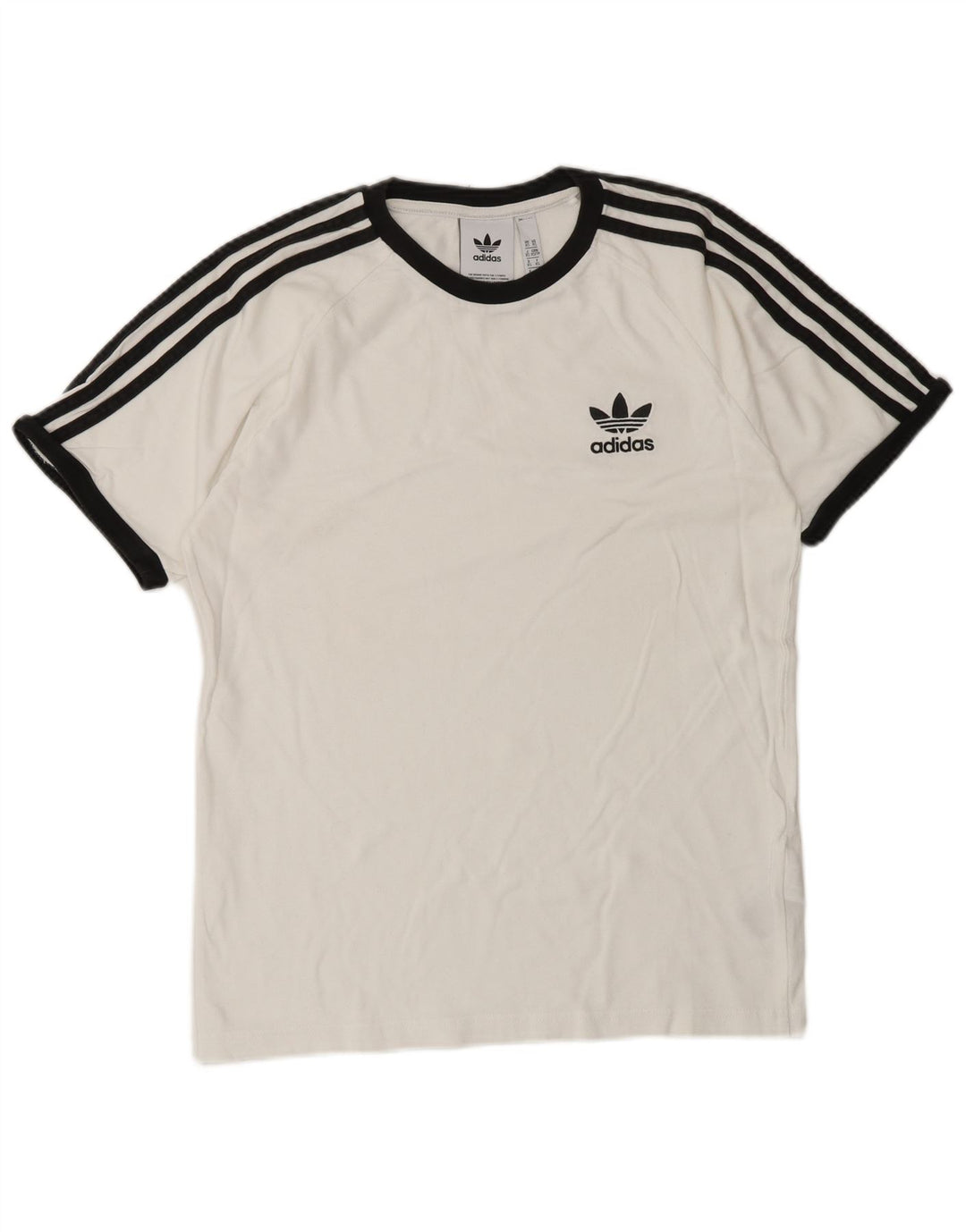 T-shirt da uomo ADIDAS Top XS in cotone bianco