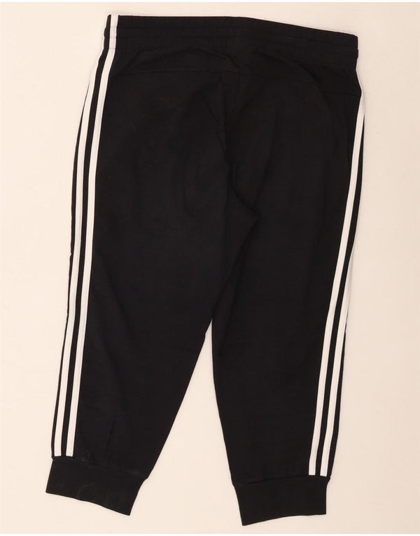 Pantaloni da tuta da donna Adidas Capri Joggers UK 12/14 Medio Nero