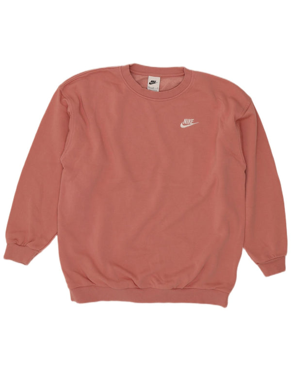 Felpa Nike Bambina Maglia 13-14 Anni XL Cotone Rosa