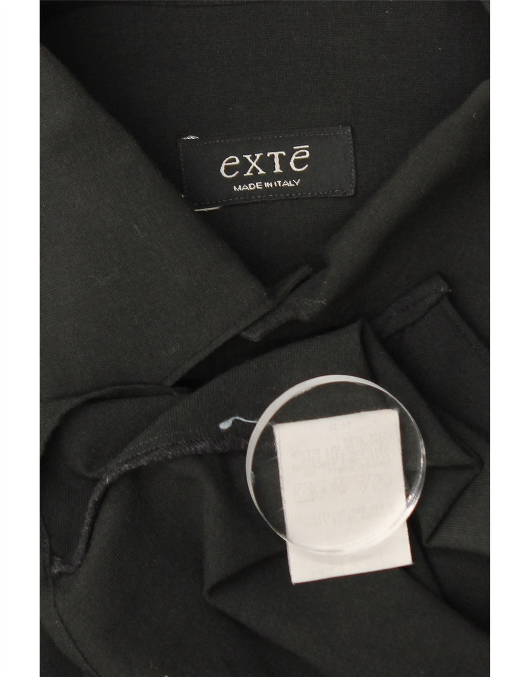 Camicia Uomo Exte Media Nera Lana Vergine
