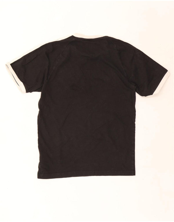T-shirt Adidas da uomo Top Small in cotone nero