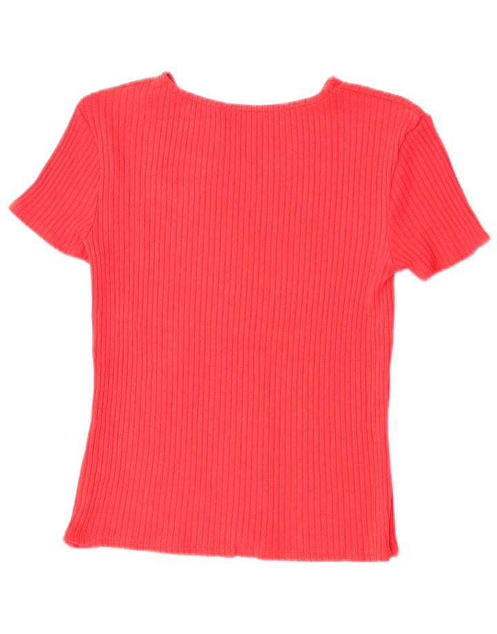 T-shirt Zara da donna Top UK 8 Small rossa