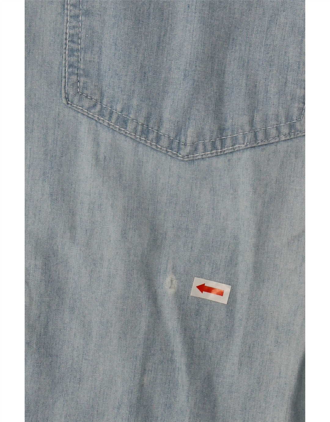 BENETTON Womens Tapered Cropped Trousers W30 L25 Blue Vintage Benetton and Second-Hand Benetton from Messina Hembry 