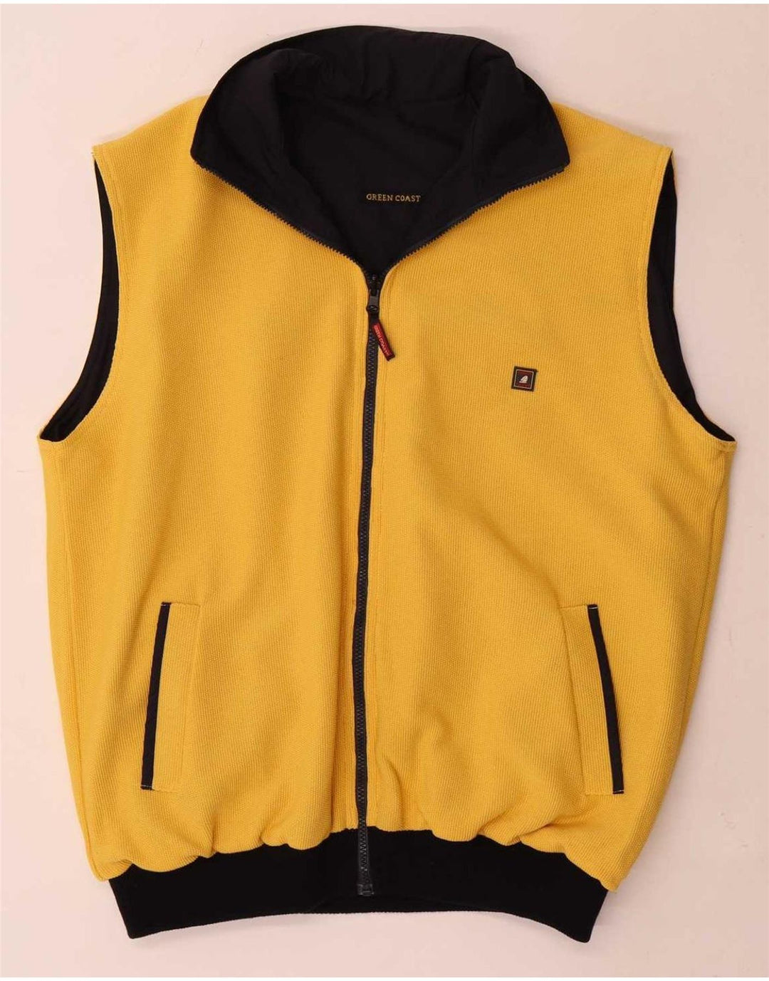 Gilet reversibile da uomo Green Coast UK 44 2XL Poliuretano blu navy