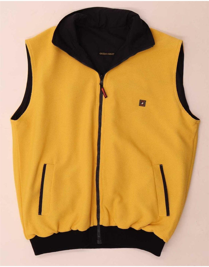 Gilet reversibile da uomo Green Coast UK 44 2XL Poliuretano blu navy