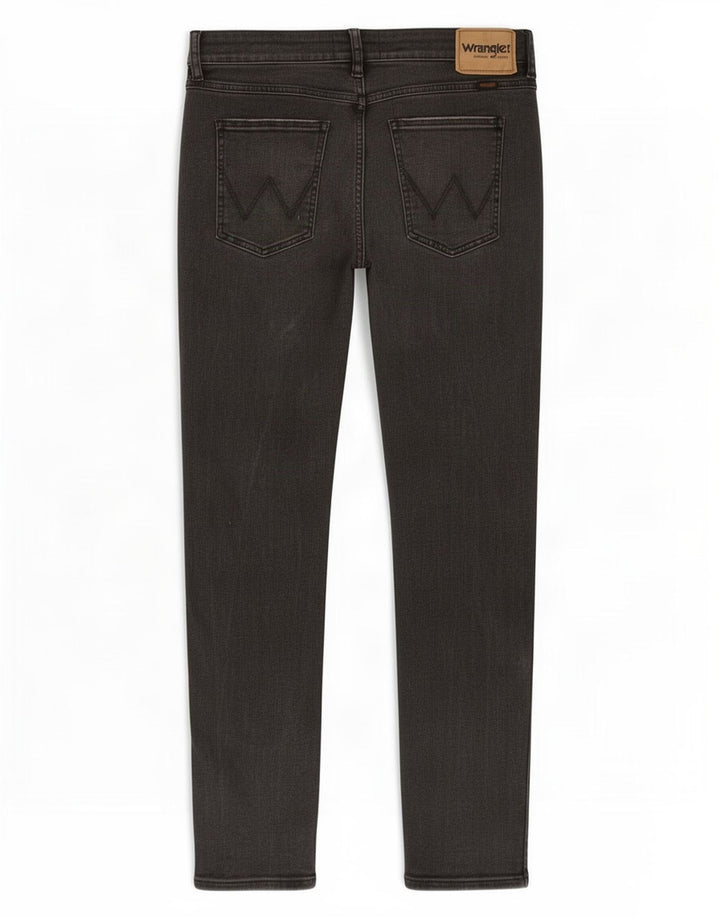 Jeans slim invecchiati da uomo Wrangler W34 L29 cotone grigio