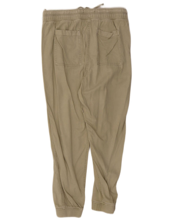 Pantaloni casual da jogging da donna Marks & Spencer UK 16 Large W32 L26 Cachi