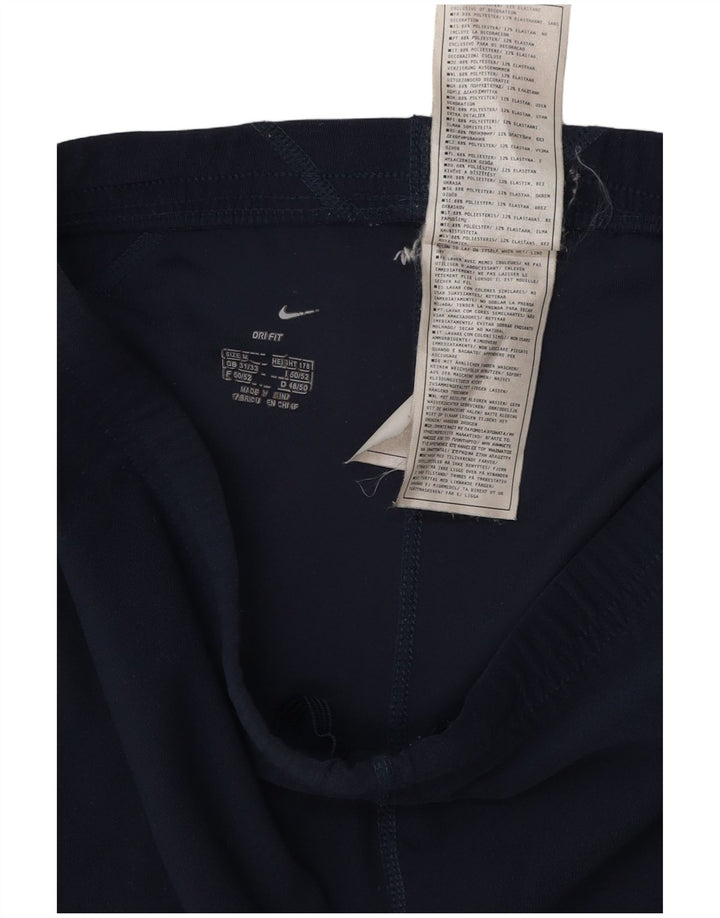 NIKE Mens Dri Fit Sport Shorts Medium  Navy Blue Polyester