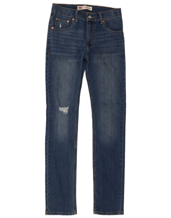 Levi's Ragazzi 510 Jeans skinny effetto invecchiato 15-16 anni W30 L32 Cotone Blu