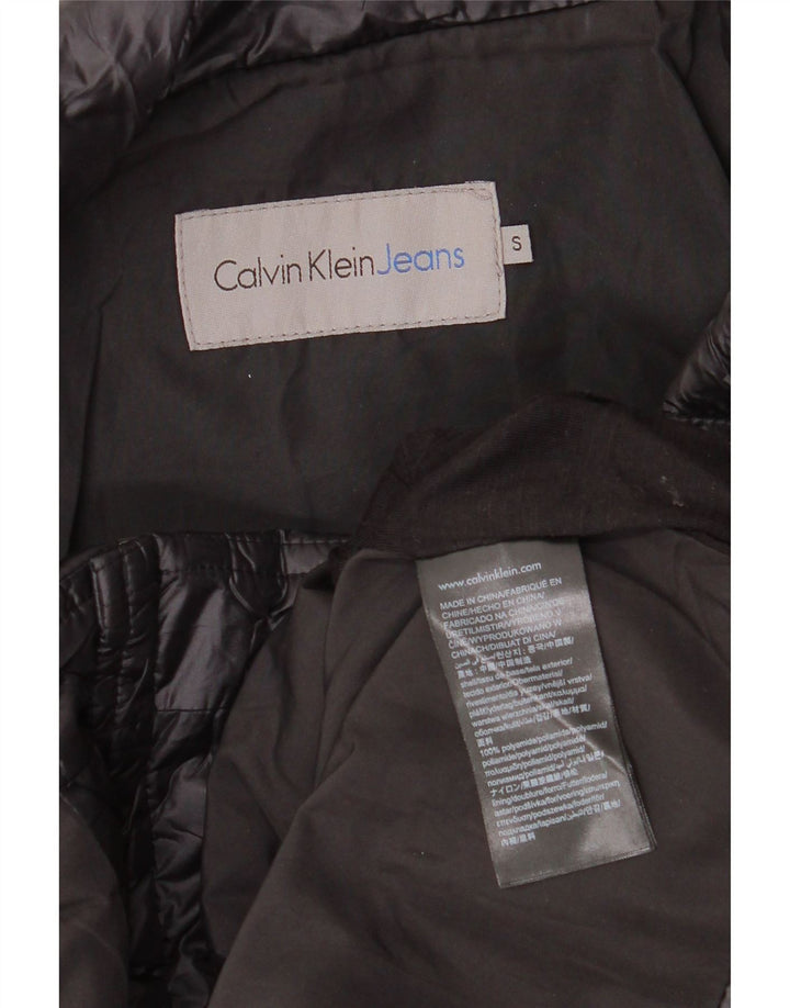 Giacca imbottita oversize da donna Calvin Klein Jeans UK 10 piccola nera