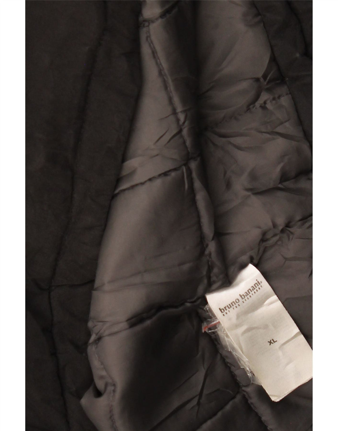 Giacca Parka da uomo con cappuccio Bruno Banani UK 42 XL Nero Poliammide