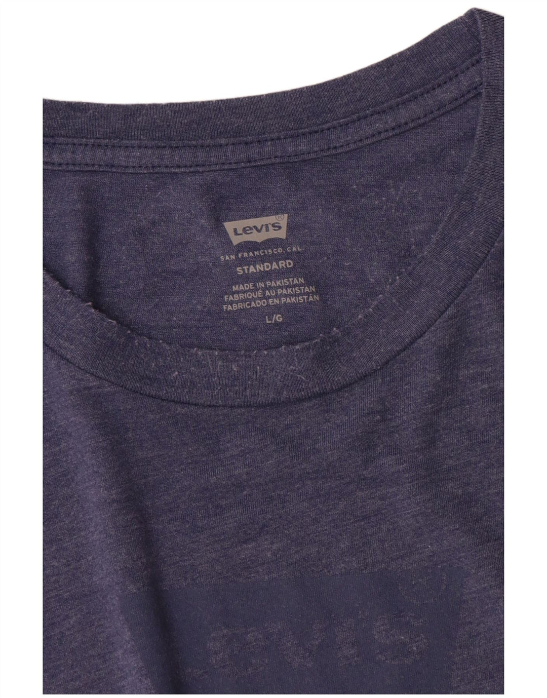 T-shirt grafica standard da uomo Levi's Top grande blu