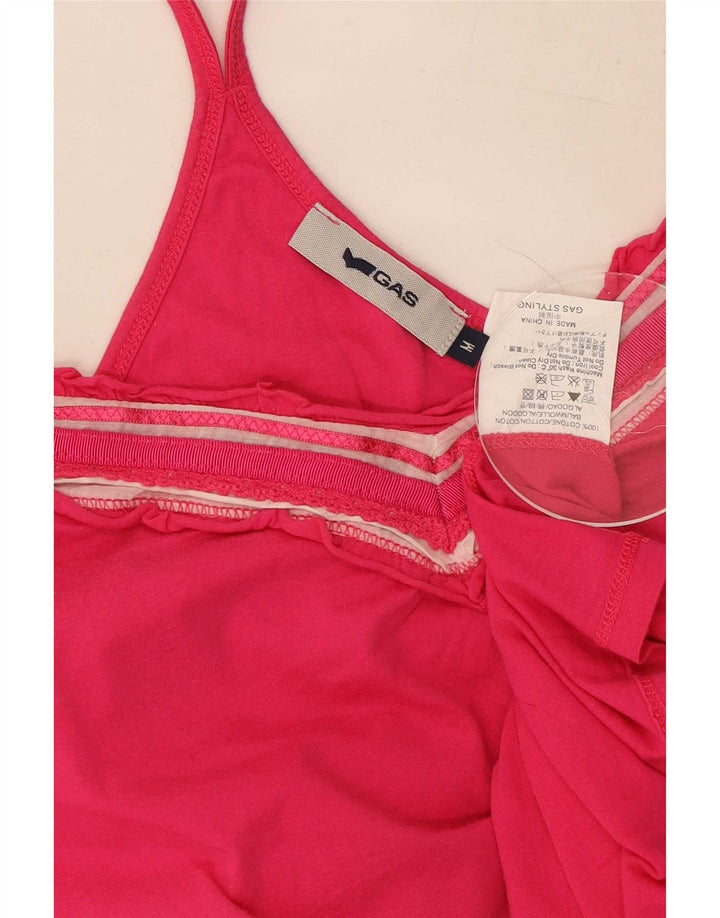 Canottiera da donna Gas UK 12 cotone rosa medio