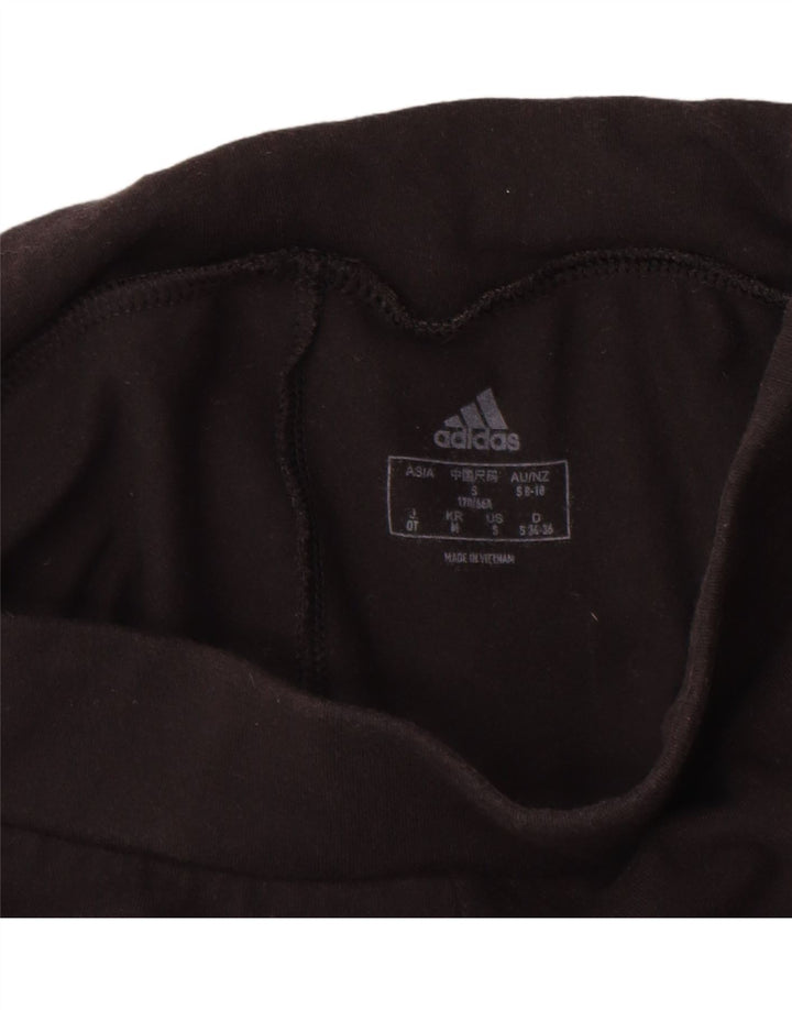 Leggings Adidas da donna UK 8/10 piccolo cotone nero