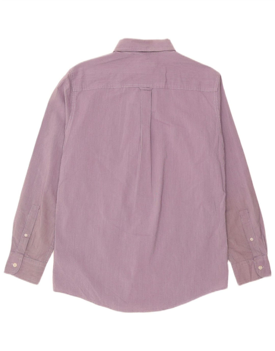 Camicia oversize da uomo Chaps UK 10 piccolo cotone pied de poule viola