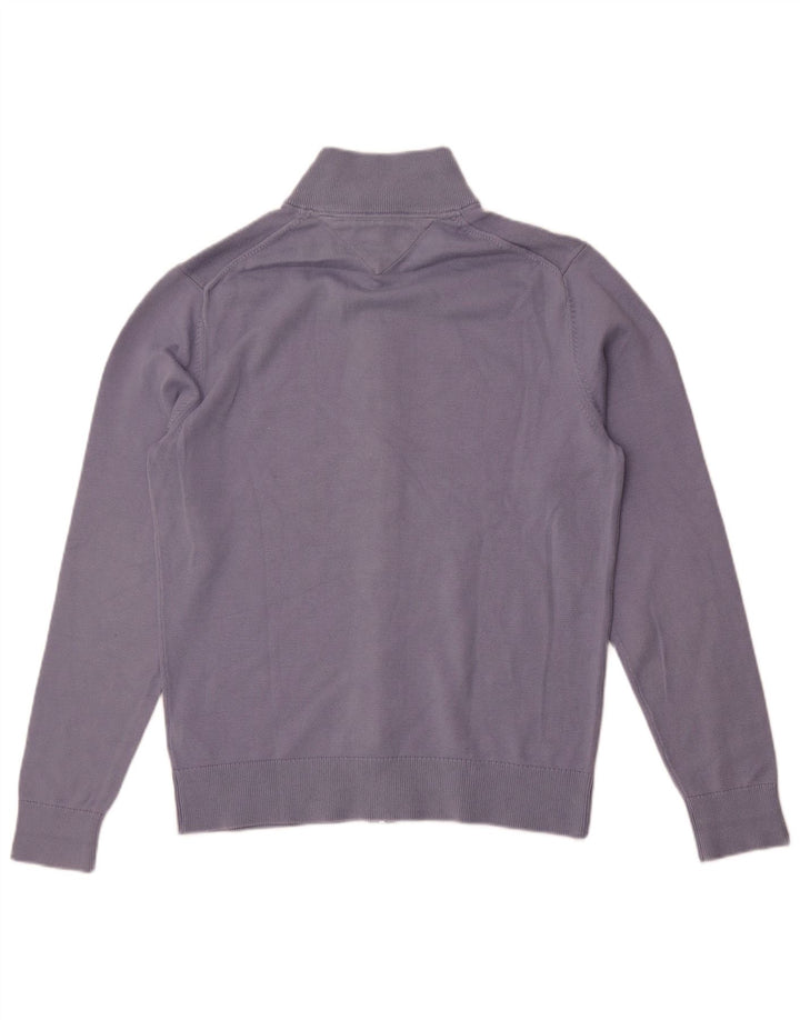 Maglione cardigan da uomo Tommy Hilfiger grande cotone blu