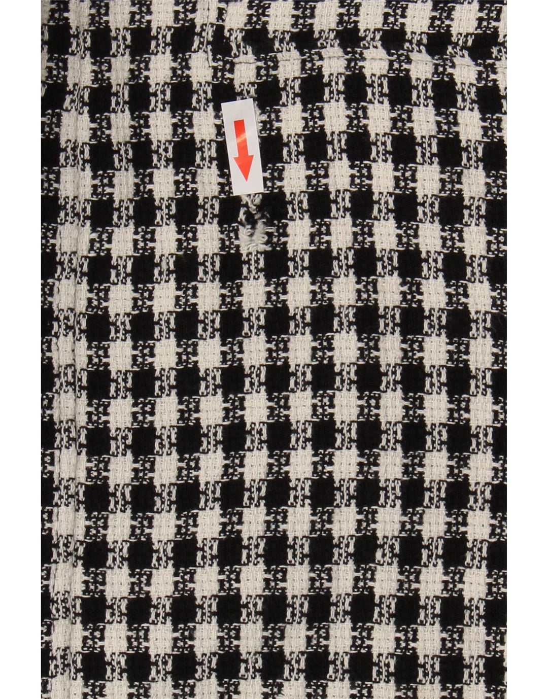 Minigonna Zara da donna piccola W26 in cotone a quadri nero