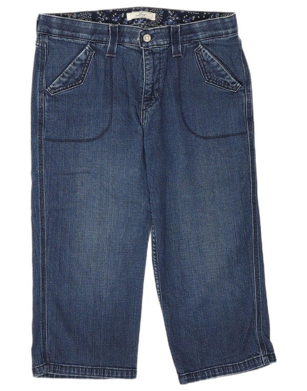 Jeans Capri da donna LEVI'S US 14 XL W36 L20 Cotone blu
