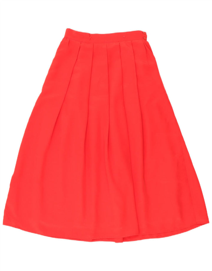 Gonna a pieghe a vita alta da donna Libra media W24 rossa