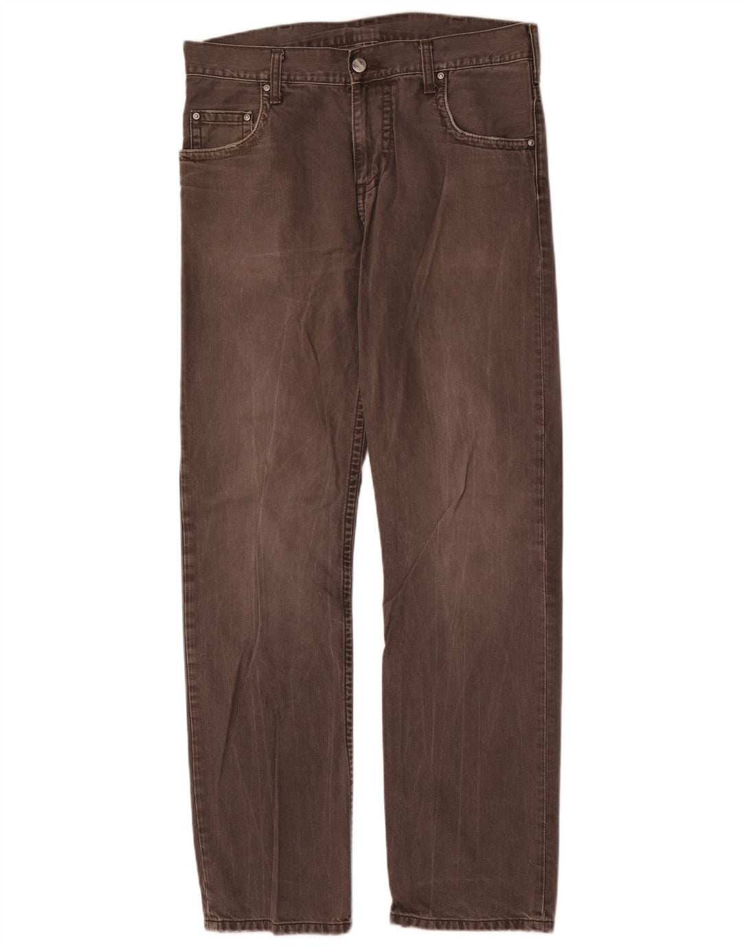 Jeans dritti da uomo Carhartt W30 L32 cotone grigio