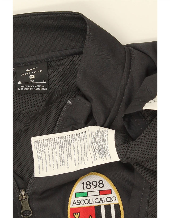 Giacca da tuta da uomo Nike Ascoli Calcio 1898 XL grigio poliestere