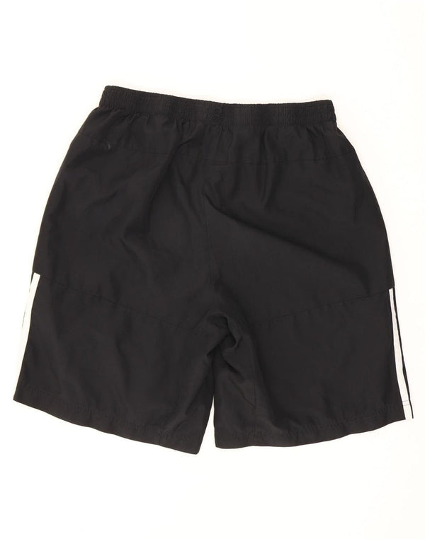 Pantaloncini sportivi da uomo Adidas medi neri in poliestere
