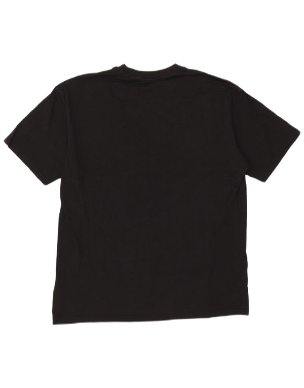 T-shirt grafica da uomo Nike Loose Fit, taglia grande, in cotone nero