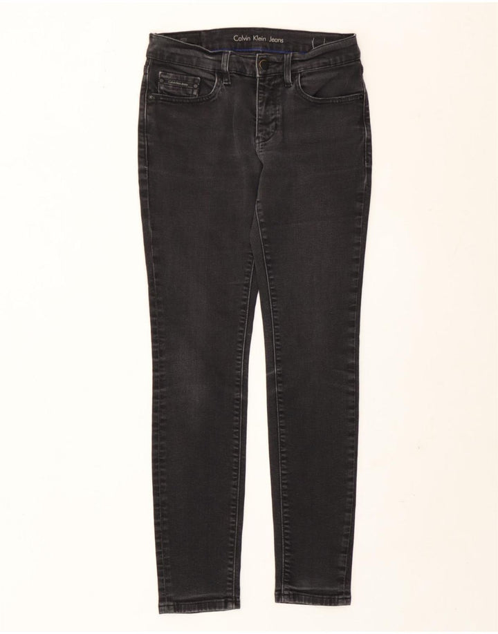 Jeans skinny da donna Calvin Klein W28 L30 Grigi