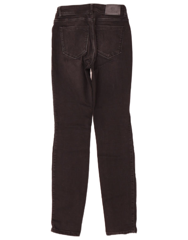 Jeans skinny da donna a vita media Massimo Dutti EU 34 2XS W24 L29 Cotone nero