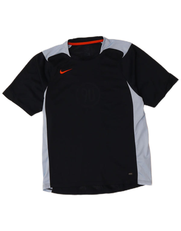 T-shirt grafica da uomo NIKE Top color nero medio