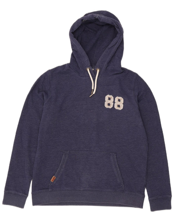 Felpa con cappuccio grafica Fat Face da donna Heritage UK 12 medio blu navy