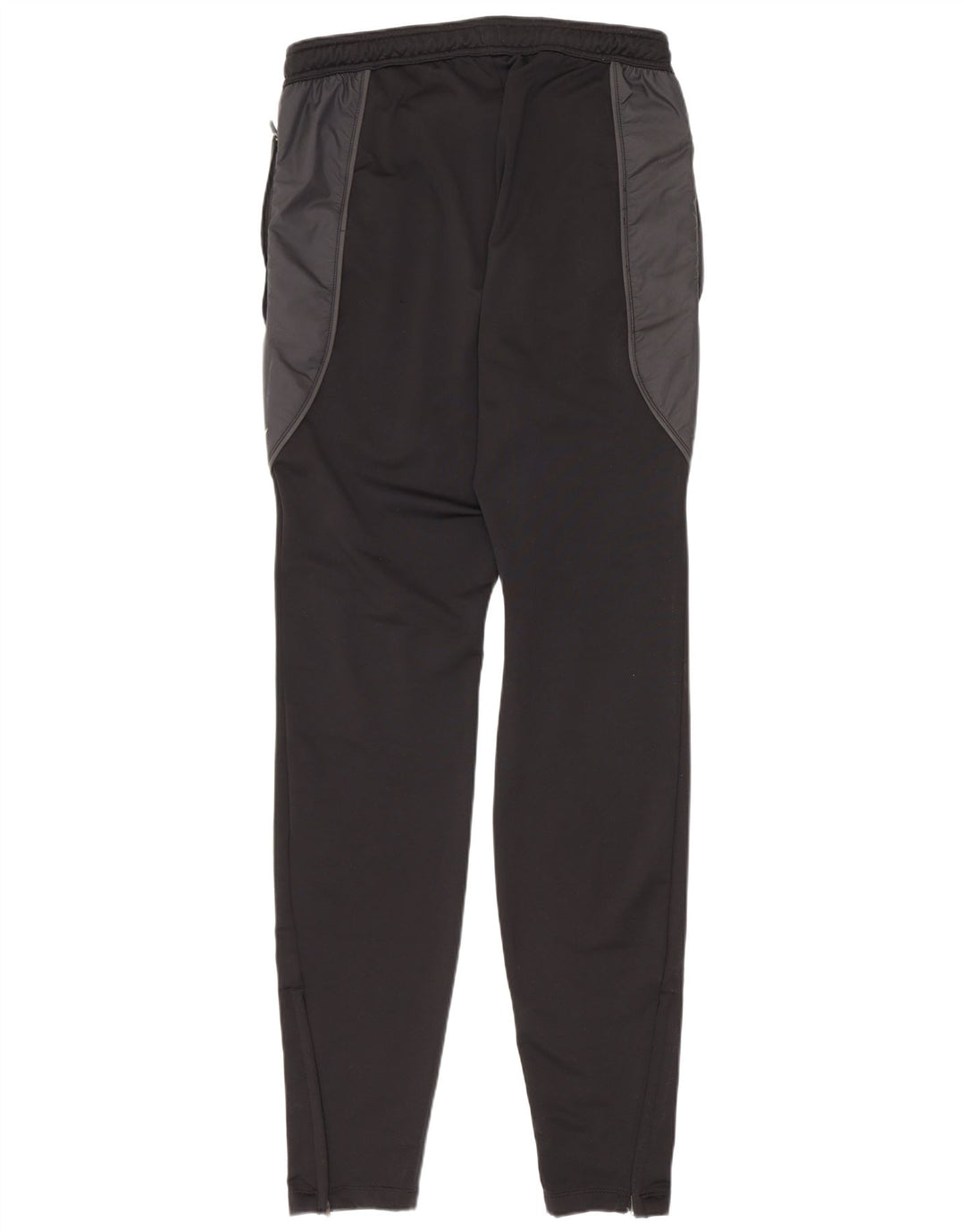 Pantaloni da tuta Nike Dri Fit da uomo, piccoli, in poliestere color block nero