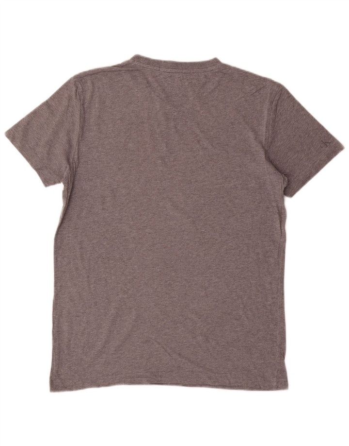 Maglietta grafica da uomo Calvin Klein Jeans Top grigio medio color block