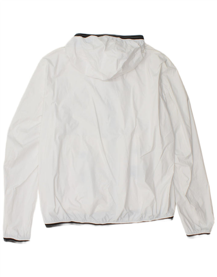 Giacca antipioggia da donna con cappuccio BLAUER UK 20 2XL Poliammide bianca