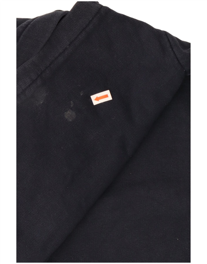 Maglione con cappuccio da uomo Napapijri medio in cotone blu navy