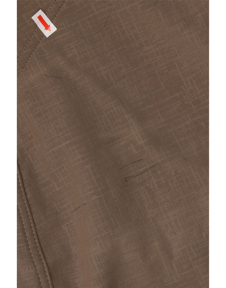 Cappotto giacca a vento con cappuccio da donna EDDIE BAUER UK 16 Large Beige Poliestere