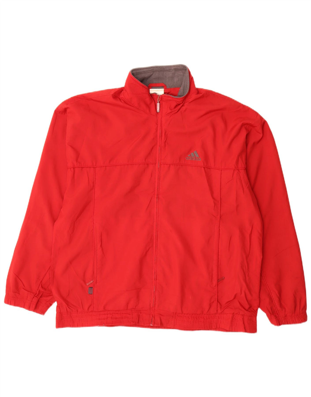 Giacca da ginnastica da uomo Adidas XL rossa in poliestere
