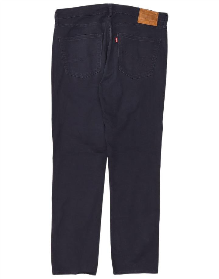 LEVI'S Pantaloni casual slim 511 da uomo W36 L32 cotone blu navy